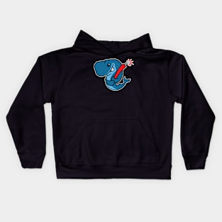 Exploding Whales Mascot Kids Hoodie